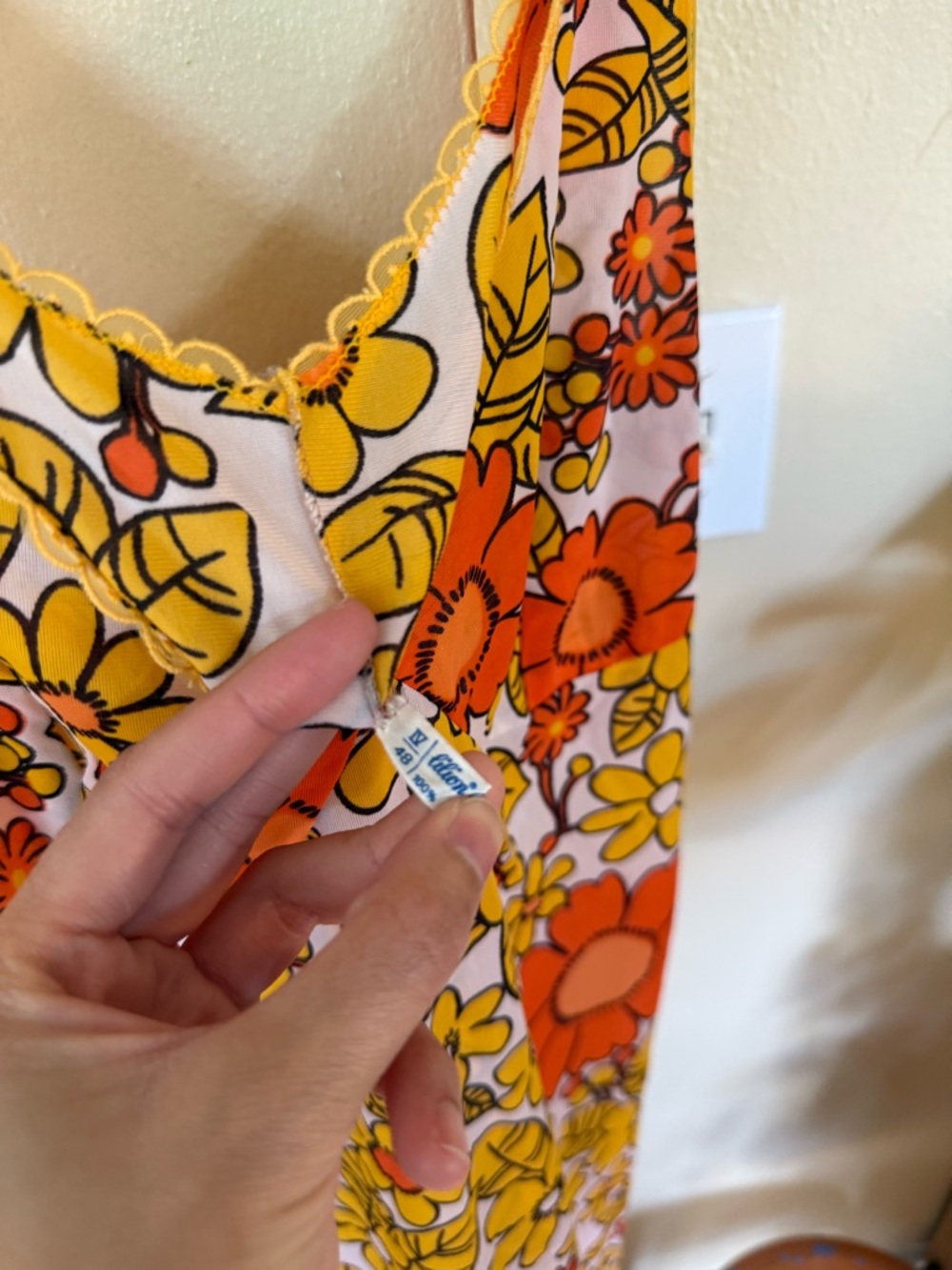 Vintage 70s Floral Nightgown - Picture 5 of 11